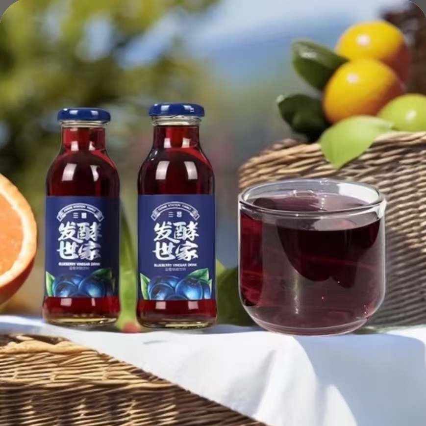 龙江臻选・野生蓝莓果醋 180ml 便携装